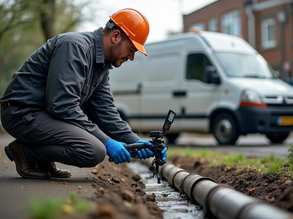 Inspection caméra de canalisation pour détecter les bouchons